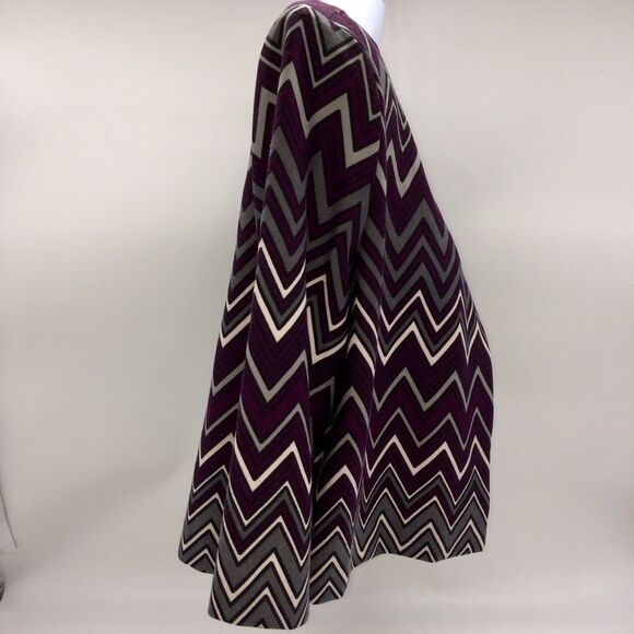 Donny and Nicole Purple/Gray/White/Black Short Open Front Blazer-Size 16 - Picture 5 of 10